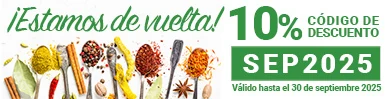 Banner principal Hierbalia, compra especias, tes y condimentos